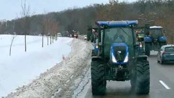 Протесты на тракторах: польские фермеры недовольны ввозом зерна из Украины